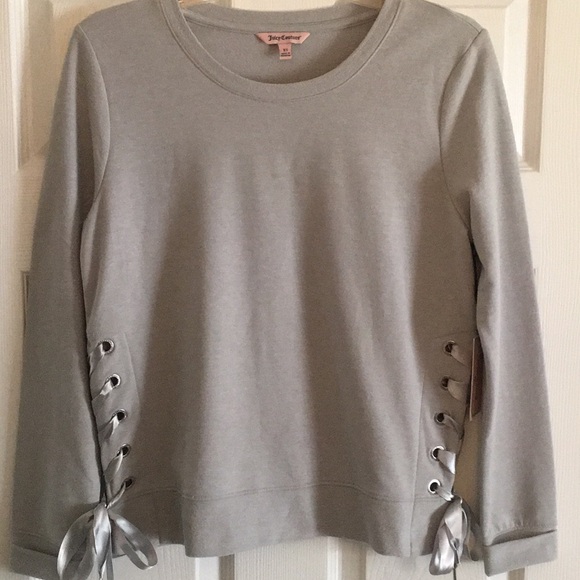 Juicy Couture Side-Tie Fashion Top - Picture 2 of 7